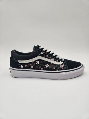RARE FIND🚨Vans Old Skool Embroidered Floral Beaded Sneakers | Women's 10.5